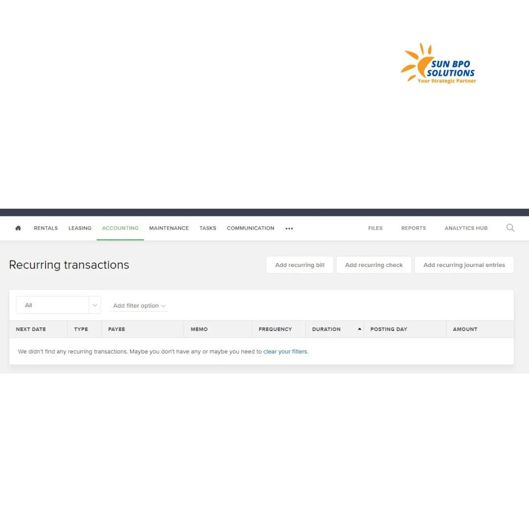  Setting up recurring transactions in Buildium Property Management<br />
