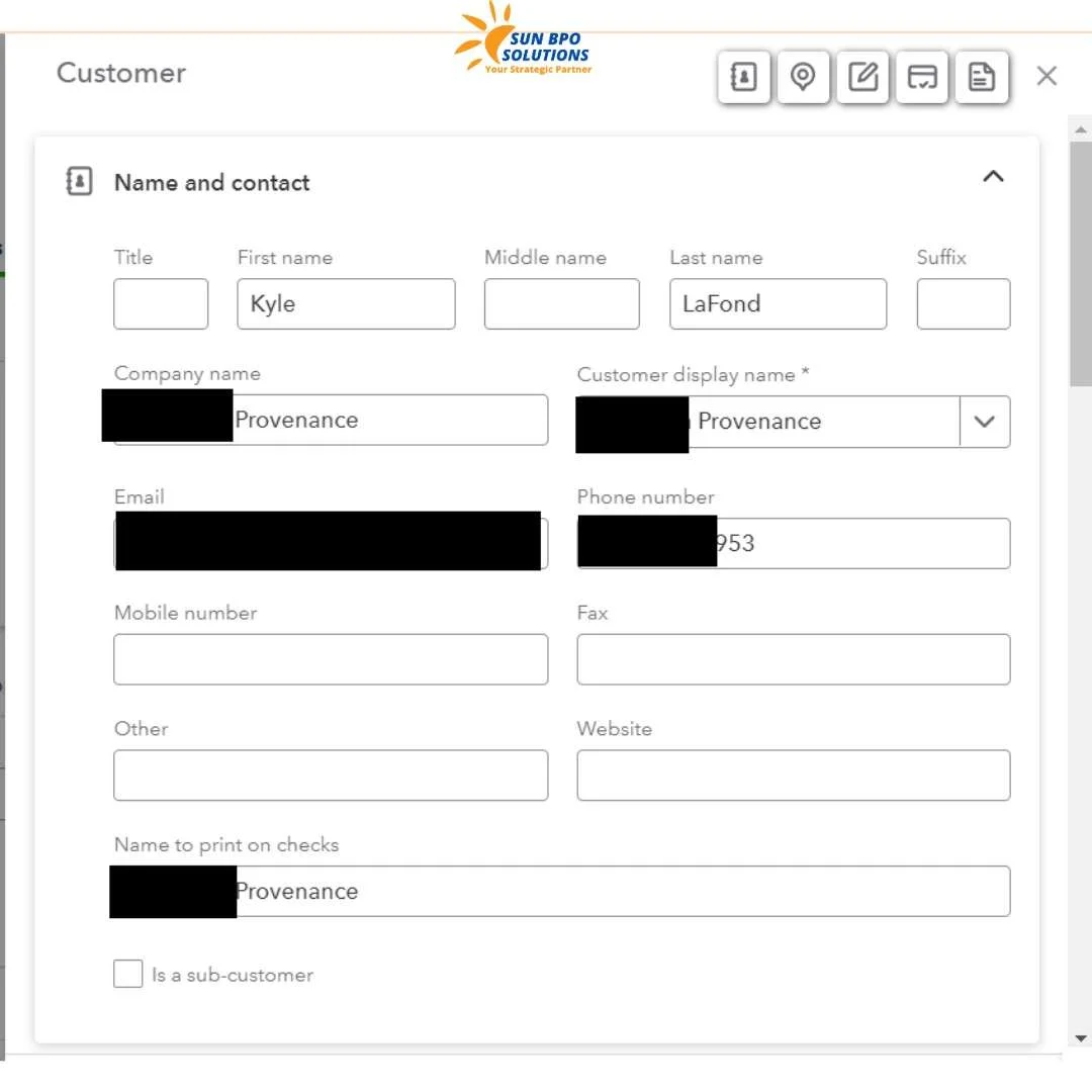 Screenshot of a Client Accounts Receivable Needs Analysis Report detailing customer invoicing, payment tracking, and overdue reminders setup in QuickBooks.<br />
