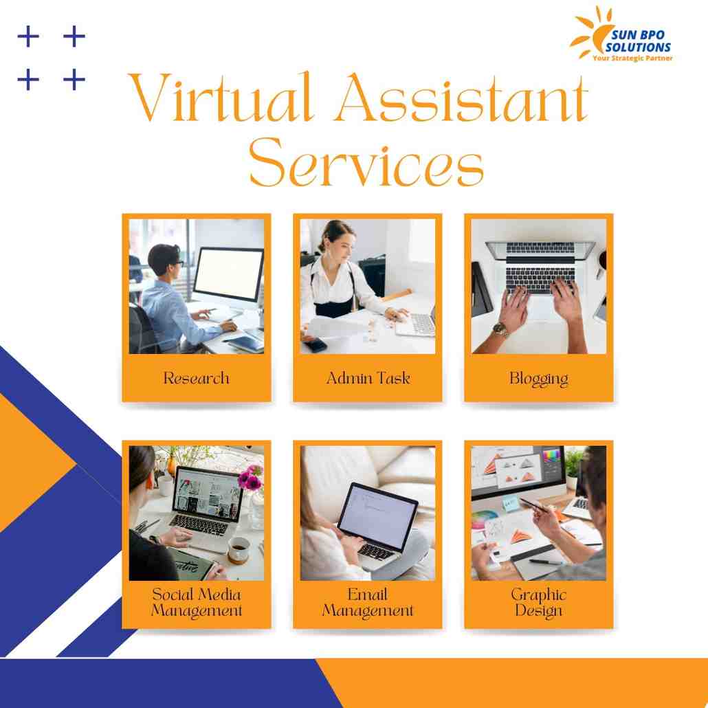 virtual assistant services social media post, business efficiency, virtual support, online business services, social media marketing