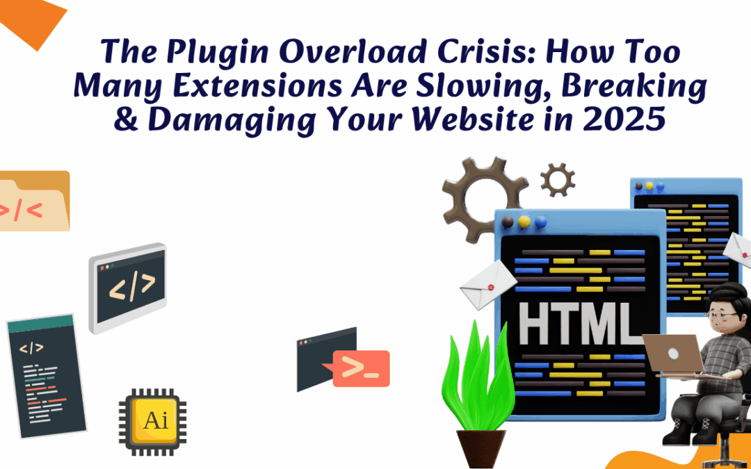 The Plugin Overload Crisis: How Too Many Extensions Are Slowing, Breaking & Damaging Your Website in 2025