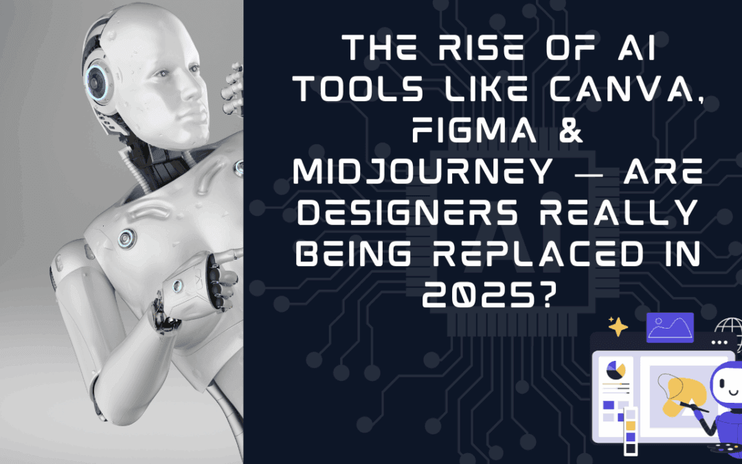 The Rise of AI Tools Like Canva, Figma & Midjourney — Are Designers Really Being Replaced in 2025?