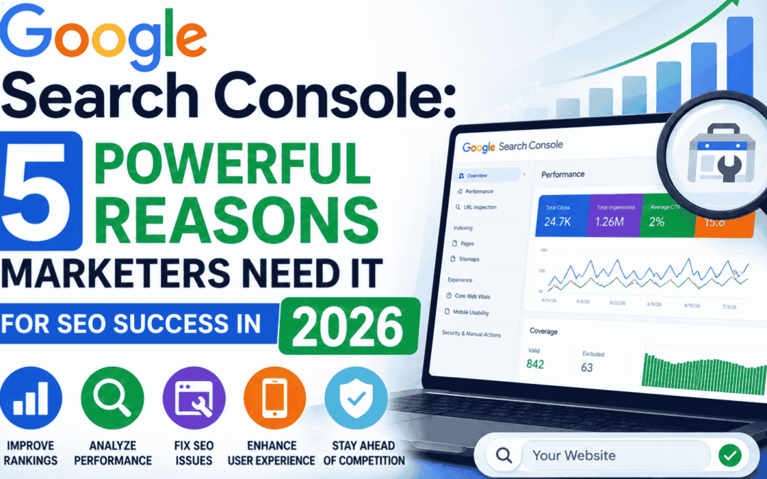 Google Search Console: 5 Powerful Reasons Marketers Need It for SEO Success in 2026