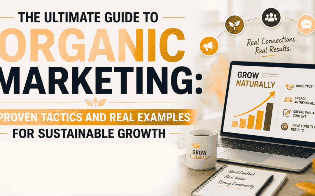 The Ultimate Guide to Organic Marketing: Proven Tactics and Real Examples for Sustainable Growth