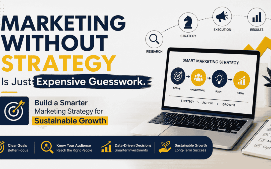 Marketing Without Strategy Is Just Expensive Guesswork: Build a Smarter Marketing Strategy for Sustainable Growth