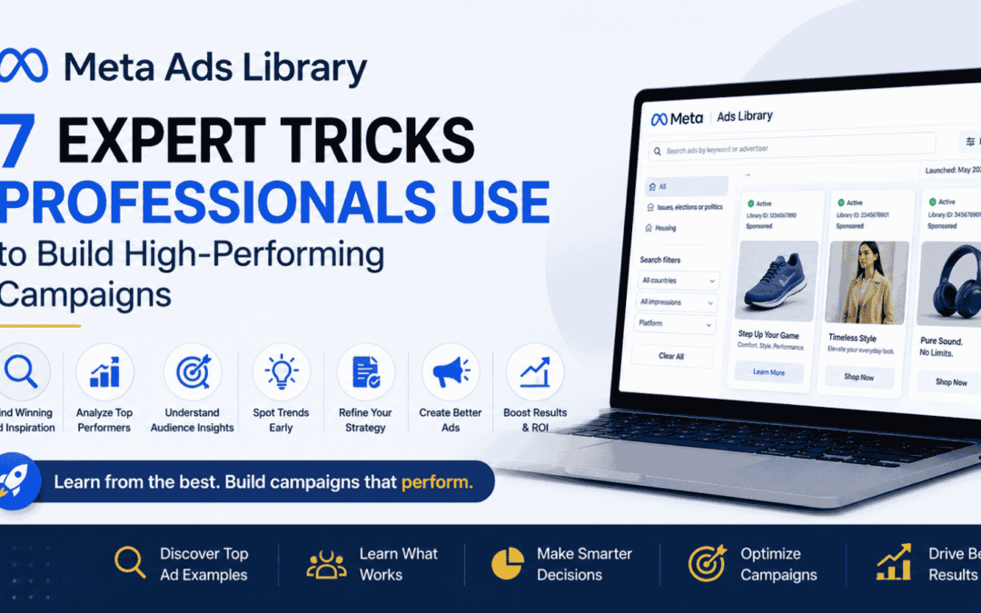 Meta Ads Library: 7 Expert Tricks Professionals Use to Build High-Performing Campaigns