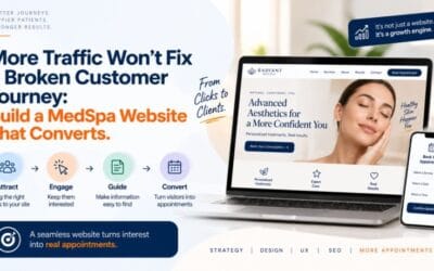 More Traffic Won’t Fix a Broken Customer Journey: Build a MedSpa Website That Converts