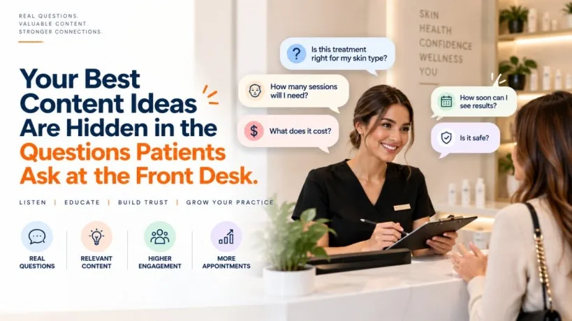 Your Best Content Ideas Are Hidden in the Questions Patients Ask at the Front Desk