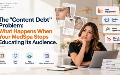 The “Content Debt” Problem: What Happens When Your MedSpa Stops Educating Its Audience
