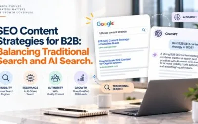 SEO Content Strategies for B2B: Balancing Traditional Search and AI Search