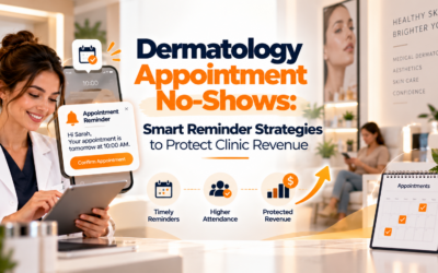 Dermatology Appointment No-Shows: Smart Reminder Strategies to Protect Clinic Revenue